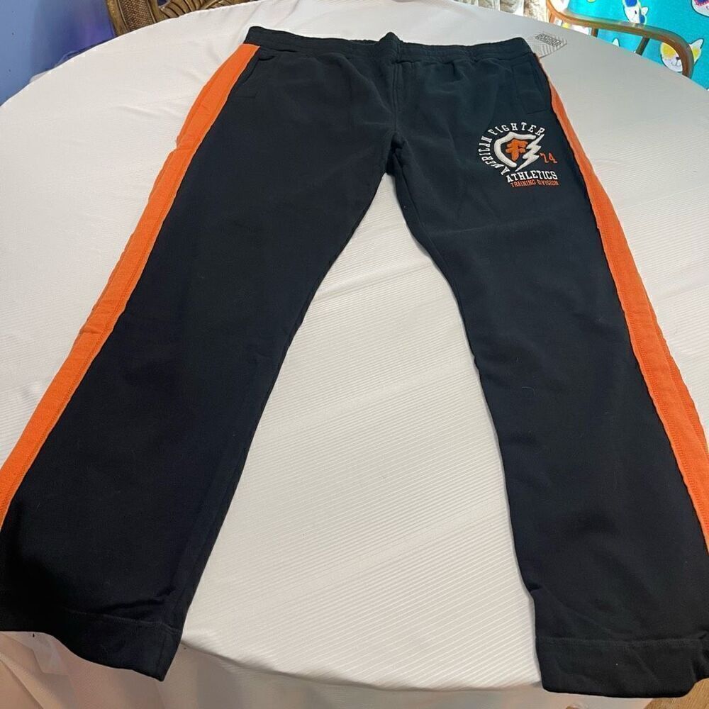 NWT American Fighter Black Orange Sweatpants Size 3X New